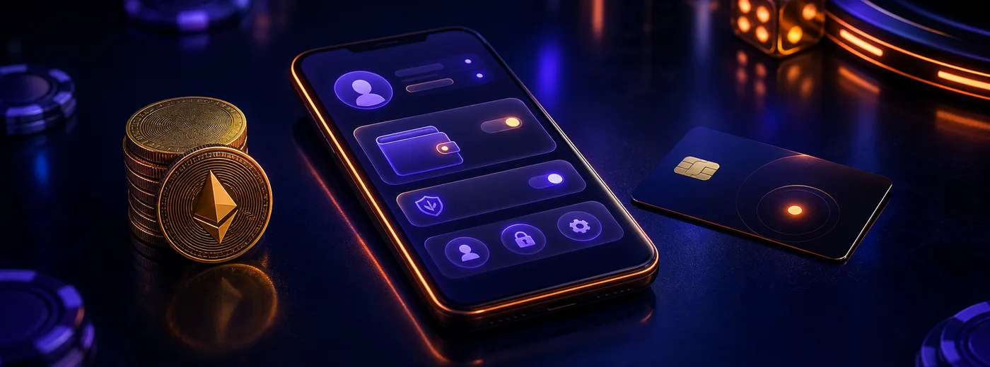 Espace compte Nine Casino affiché sur smartphone